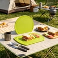 thumbnail image 4 of Rewenti Large Semi Circular Double-Sided Plastic Cutting Board Kitchen Chopping Board for Countertop, 4 of 6