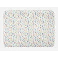 thumbnail image 1 of Cat Bath Mat, Footprints of Cats and Dogs Lively Colored Paws Friendly Animals Playful Characters, Non-Slip Plush Mat Bathroom Kitchen Laundry Room Decor, 29.5 X 17.5 Inches, Multicolor, Ambesonne, 1 of 2