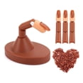 thumbnail image 1 of Dedo de práctica para uñas acrílicas, puntas de uñas reutilizables, modelo de práctica, soporte de dedo flexible, kits de mano de práctica de uñas móviles, herramientas para decoración de uñas, 1 of 10