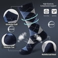 thumbnail image 2 of 6 Pairs Merino Wool Socks for Men, Mens Black Winter Thermal Wool Dress Crew Hiking Socks, 2 of 7