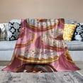 thumbnail image 2 of The food donut blanket is comfortable, soft, and lightweight, suitable for use in bed. Sofa and high-end warm blanket, suitable for year-round travel Multiple specifications, 2 of 6