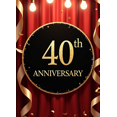 thumbnail image 4 of 40th Golden Anniversary Celebration Banner Backdrop Sparkling Lights Ribbon Background Party Décor Corporate Events Milestone Celebration, 4 of 4