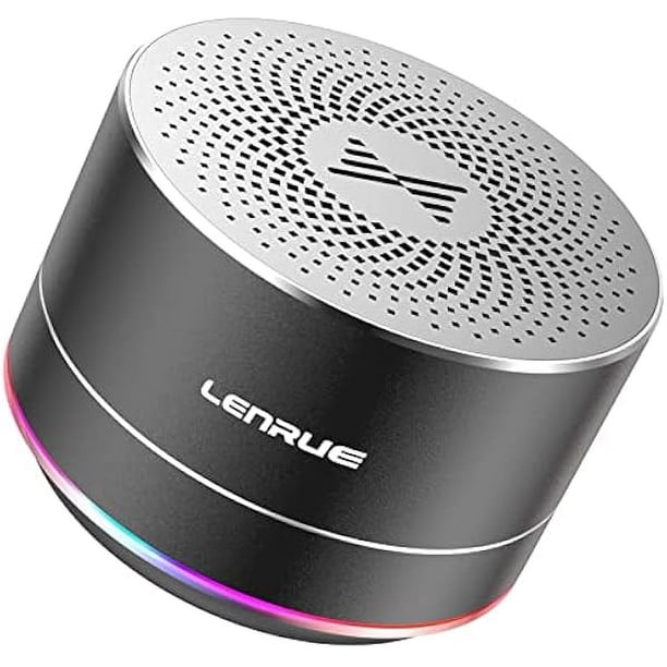 wonima11 Portable Bluetooth Speakers,Wireless Speaker with Clear Sound, Long Playtime, Small Mini Metal Speaker,Christmas Birthday Gifts for Men, Women,Kids(Black)