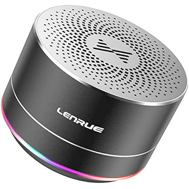 wonima11 Portable Bluetooth Speakers,Wireless Speaker with Clear Sound, Long Playtime, Small Mini Metal Speaker,Christmas Birthday Gifts for Men, Women,Kids(Black)