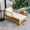 Natural Beige, variant on Outdoor Acacia Wood Lounge Set with Chair and Ottoman with Removable Cushions,All-Weather Outdoor Chaise Lounge/Daybed,Perfect for Patios,Balconies and Garden