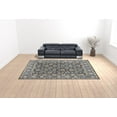 thumbnail image 2 of 10' X 14' Taupe Blue And Ivory Wool Floral Tufted Handmade Stain Resistant Area Rug, 2 of 5
