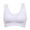 White, variant on Women Sports Bra Lace Top Stretch Fitness Yoga Outdoor Athletic Vest