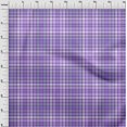 thumbnail image 4 of oneOone Cotton Jersey Medium Purple Fabric Check Quilting Supplies Print Sewing Fabric By The Yard 58 Inch Wide, 4 of 4