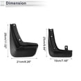 thumbnail image 3 of Guardabarros delanteros y traseros únicos para BMW Serie 1 (sedán) F40 2017-2022 con accesorios de montaje 1 juego, 3 of 6