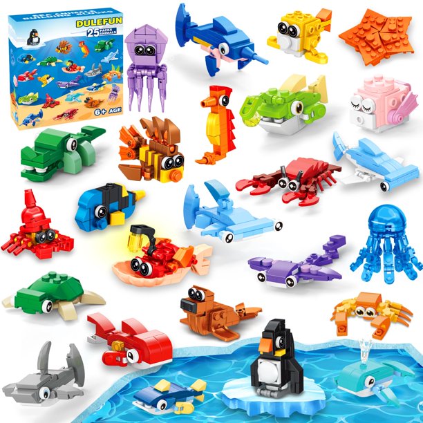 Building Blocks DULEFUN, 25 paquetes, regalos de fiesta para niños mayores de 6 años
