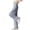 Gray-high waisted wide leg pants for women, variant on High Waisted Wide Leg Pants for Women Straight Leg Slacks Elastic Waist Trousers Rayon Drape Loose Clothes M