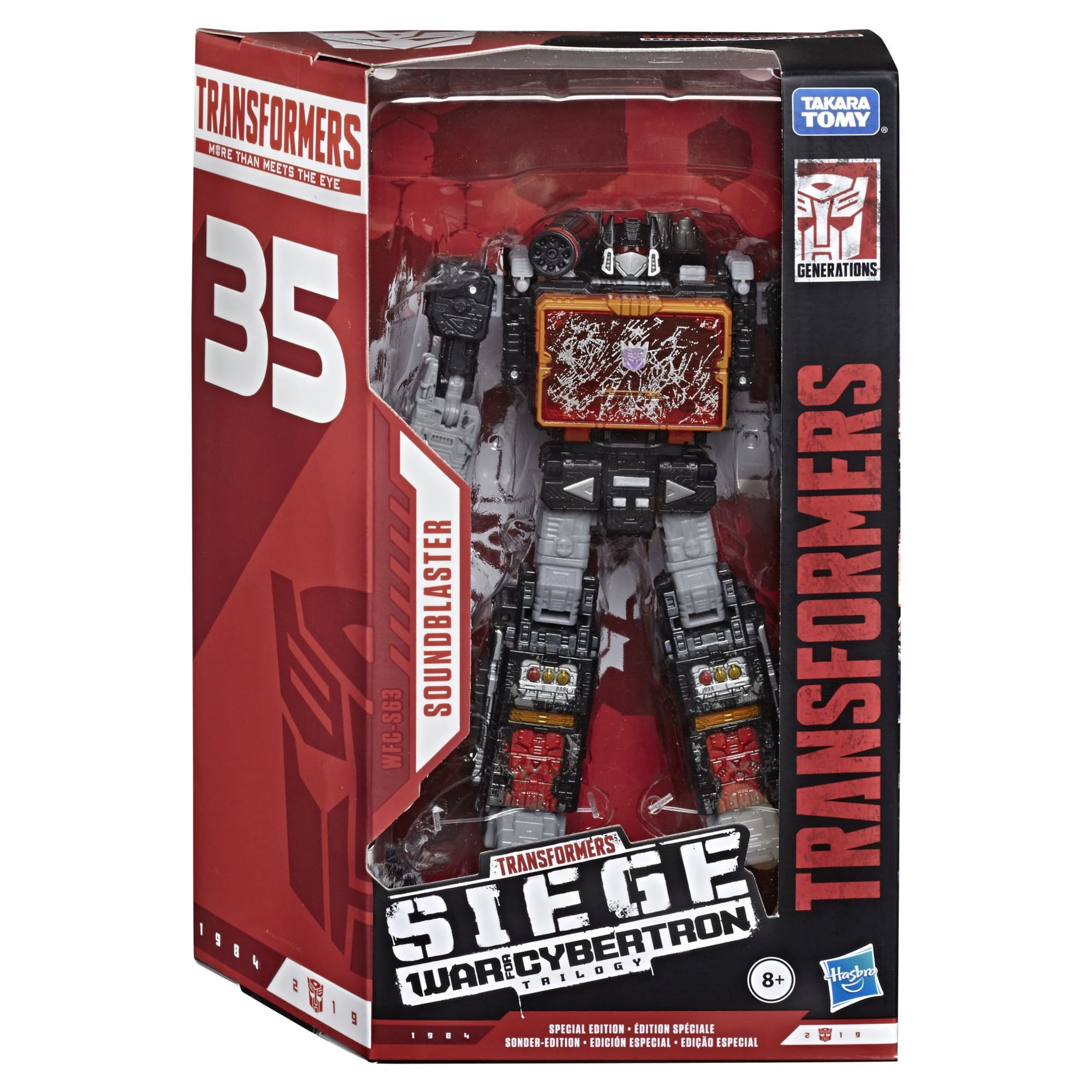 Transformers War for Cybertron Voyager 35th Anniversary WFC-S55 Soundblaster - image 2 of 6
