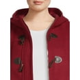 Time and Tru Women's and Plus Toggle Coat with Hood