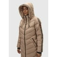 thumbnail image 4 of Marikoo Women's Winter Coat with Hood - Quilted, Long Puffer Jacket - Thigh-Length - Armasa, 4 of 9