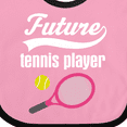 thumbnail image 4 of Inktastic Future Tennis Player Sports Boys or Girls Baby Bib, 4 of 4