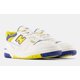 thumbnail image 5 of NEW BALANCE 550 SIZE 15 D WHITE YELLOW BLUE CLASSIC BASKETBALL SHOE BB550NCG, 5 of 6