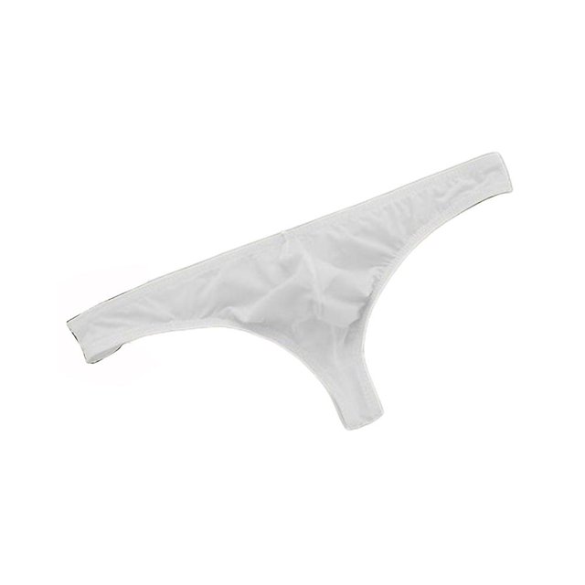 Mens Solid Ultrathin G-string Breathable T-back Thongs Soft Underwear Briefs Underpants zhangyuxiang LED