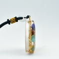thumbnail image 4 of Crystal Necklace for Women and Men Orgonite Seven Chakra Stones Pendant Necklace Resin Necklace Yoga Stones Necklace Unisex Gifts for her, 4 of 5