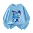 thumbnail image 2 of Camiseta holgada de manga larga con cuello redondo de Demon Hunters KPop para niños, ropa informal para niños de 100 a 160 cm, 2 of 5