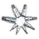 thumbnail image 3 of de puntas de destornillador de trinquete de dado de material acero 45# de 8 piezas, ~ , adaptador de accionamiento de 1/4 '' 3/8 '' 1/2 "cabeza CUTICAT toma de bits, 3 of 8