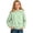 Green, variant on Pure Color Hooded Pullover Jacket with Wide Shoulder Strap for Relaxed Border Casual Kids' Suitable for All Seasons for Versatile Wear. Hoodies for Boys Girls Jacket with Hood Girl Hoodies