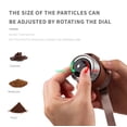 thumbnail image 2 of Manual Coffee Grinder with Conical Burr - Adjustable Stainless Steel Hand Crank Grinder for French Press, Espresso, Travel Camping, 2 of 9