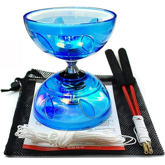 Diabolo Cse Yoyo Set ,triple Bearing Diabolo Cse Yoyos Juggling  Colorful Led Diabolo With Diablo Sticks, Diabolo String & Net Bag, Easier Start/ Fast