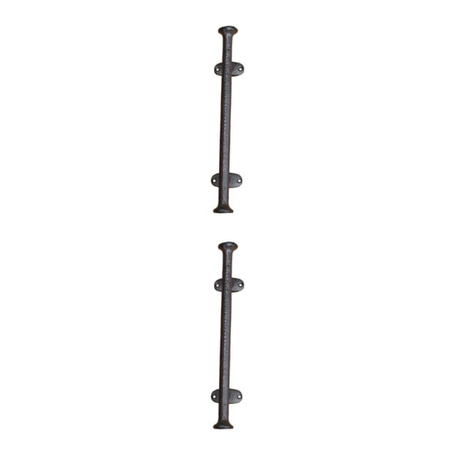 mmirethe Poignée de Porte d'Artisanat à Forte Résistance à la Corrosion Poignée Confortable Unique Noir L 7867 2Set