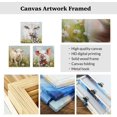 thumbnail image 5 of ZHONGYUTONG Farm Animal Wall Art 3 Piece Wall Decor Animals In Wildflowers Pictures Cute Lamb Pig Cow Painting Canvas Prints Kid Room Home Decor Framed (10.00" x 10.00" x 3PCS), 5 of 5