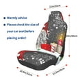 thumbnail image 2 of Picia Traditional Scandinavian Dwarf Print Waterproof Sweating Car Seat Cover for Post Gym Workout, Running, Beach and Hiking, Universal Fit Anti-Slip Bucket Seat Protector, 2 of 5
