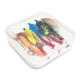 thumbnail image 3 of 5x cebos de pesca con mosca artificiales con anzuelo, señuelos de pesca con anzuelos, señuelos de pesca con mosca para perca,, 3 of 9