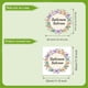 thumbnail image 4 of Adhesivos de pared creativos con forma de corona floral para baño, PVC, 30 x 30 cm, 4 of 4