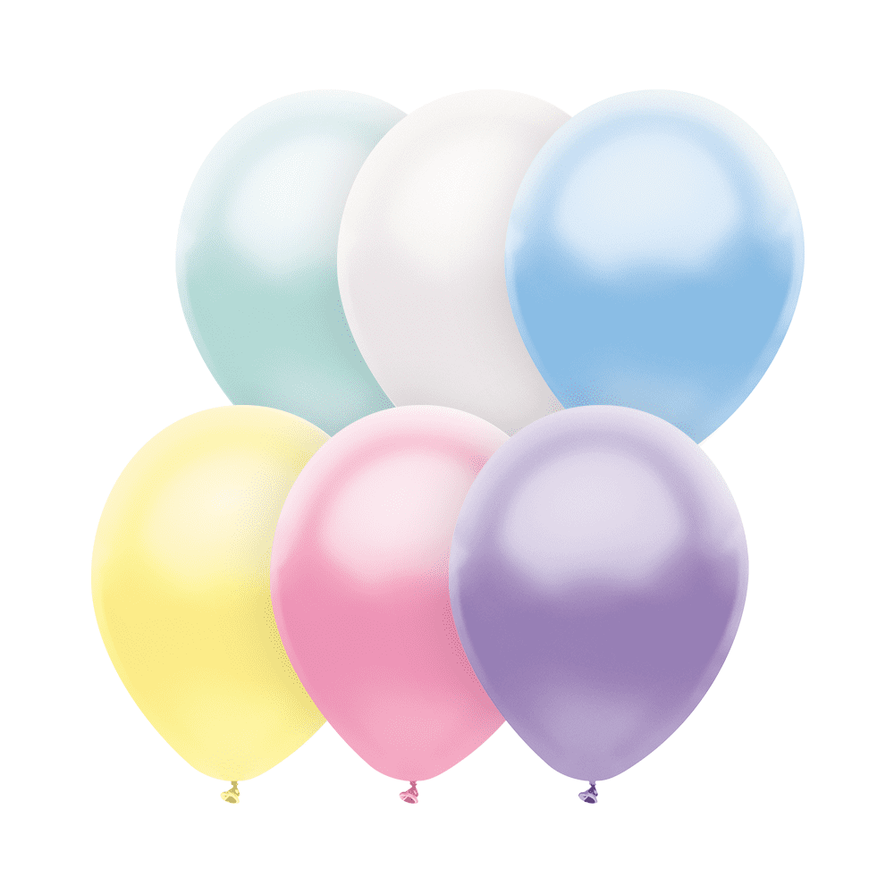 2 Metallic Multicolor 60th Anniversary or Birthday Balloon Weights 15" Tall 