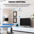 Smart home wifi temperature and humidity sensor mirror screen app