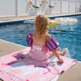 thumbnail image 7 of Wildkin Kids 100% Cotton Beach Towel for Boys and Girls (Magical Unicorns Pink), 7 of 7