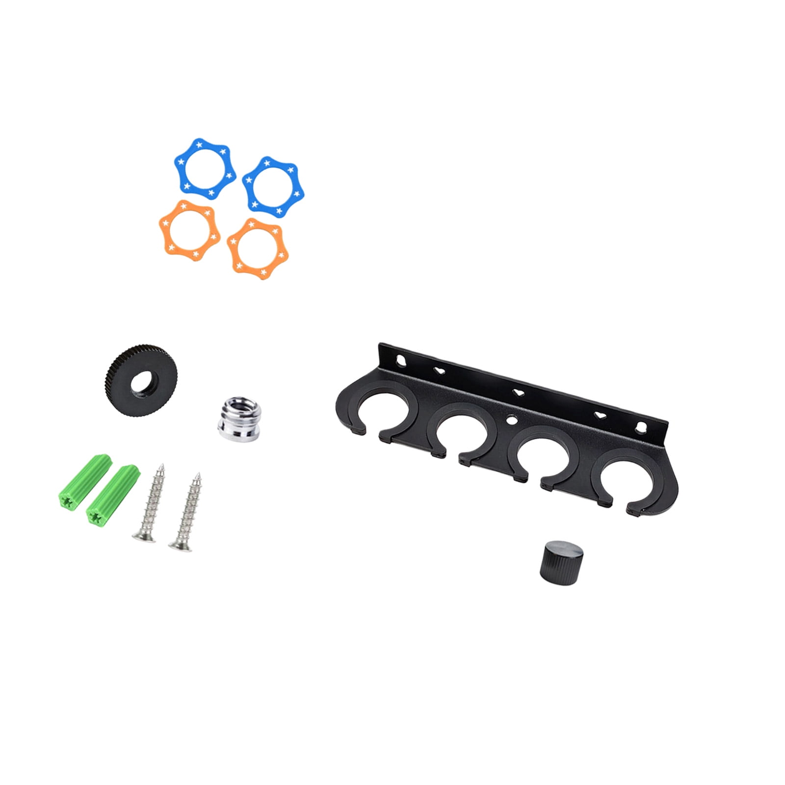 Shockproof Wall Mount Holder for Various Models Microphones Storage Organizers Holds 2/4/6/8 Microphone for Mic Stand