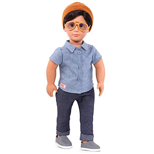 Our Generation- Franco 18 inch Non-posable Boy Regular Fashion Doll- for Ages 3 Years and Up