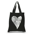 thumbnail image 1 of LA Pop Art Small Word Art Tote Bag - Lots of Love, 1 of 2