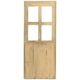 thumbnail image 6 of Northlight Miniature Weathered Wooden Door Wall Decoration - 28", 6 of 6