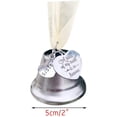 thumbnail image 2 of Yuarrent Campana colgante conmemorativa de Navidad, enlace de ala de Ángel, campana de plata, una pieza de mi corazón está en el cielo, colgante de Kits de decoración para fiestas No.1 Yuarrent HA045224-01, 2 of 5