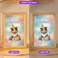 thumbnail image 2 of Happy Birthday Cute Puppy Shetland Sheepdog with Cake Gifts Party Hat Acrylic Plaque with Wood Photo Frame Box Sheltie Dog Lover Gifts Light Box - 00029, 2 of 5