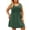 *Army Green, variant on VBVC Women's Plus Eyelet Embroidery Sleeveless Dress,Ladies V-Neck A-Line Empire Waist Mini Dress,Casual Loose Fit Summer Tank Dress For Women,Army Green,XL-5XL