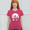 thumbnail image 4 of Alien Bigfoot Loch Ness Monster Moon T-Shirt Funny Space UFO Hunter Sasquatch Yeti Dinosaur Nerd Believe Women's Tee, 4 of 7