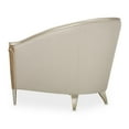 thumbnail image 4 of Michael Amini Villa Cherie Matching Chair - Pearl/Caramel, 4 of 5