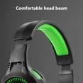 thumbnail image 4 of Hicess 3.5mm USB Plug Wired Over Ear LED Heavy Bass Gaming Headphone Headset for PS4, 4 of 8