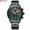 Black with Green Surface, variant on Curren 8410 Men's Steel Belt Multi-Functional Six-Pin Sports Watch Men's Watch Fashion Casual Watch