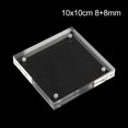 thumbnail image 2 of Acrylic Photo Frame 10+10mm Thick Desktop Double-sided Home Ornament Photo Picture Poster Rectangle Replacement 1PCS, 2 of 10