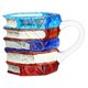 thumbnail image 4 of Taza de café con forma de libro (350 ml), regalo para club de lectura, artículos novedosos, accesorio colorido. Mango transparente, 4 of 9