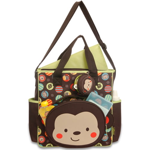 baby boom monkey diaper bag