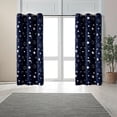 thumbnail image 6 of Hxlamzoo Blackout Curtain for Bedrooms, 63 Inches Wide x 52 Inches High, Tiers Style - Elegant Bedroom Window Treatment, 6 of 10